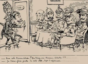 Tiens voilà Monsieur Sô-desu-ka… (UK introduces Japan). From Tobae, March 1888, 1888. Creator: Bigot, Georges (1860-1927)