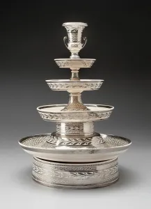 Tier Prints: Tiered Centerpiece, Italy, 19th century. Creator: Unknown