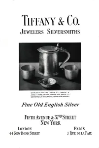 Aged Prints: Tiffany & Co. advertisement, 1937