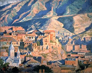 Images Dated 5th June 2013: Tiflis, 1918. Artist: Lanceray (Lansere), Evgeny Evgenyevich (1875-1946)