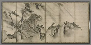 1573 1615 Prints: Tiger, 1500s. Creator: Sesson Sh?kei (Japanese, 1504-1589)