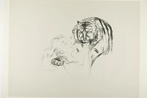 Desert Island Prints: The Tiger, 1908/09. Creator: Edvard Munch