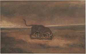 Antoine Louis Barye Prints: Tiger. Creator: Antoine-Louis Barye
