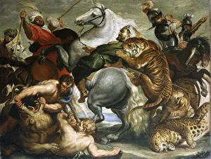 Tiger, Lion And Leopard Hunt, 1616. Artist: Peter Paul Rubens