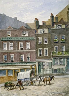Handcart Prints: The Tiger Tavern, Tower Dock, London, 1868