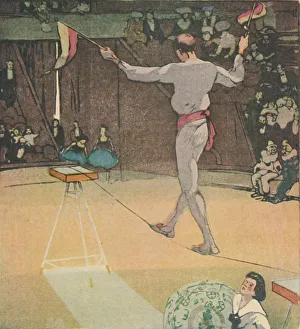 Mabel Prints: The Tight-Rope Dancer, 1919. Artist: Mabel Alington Royds