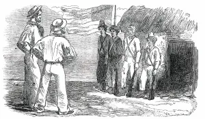 Americans Prints: Tigre Island - the United States Garrison, 1850. Creator: Unknown