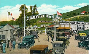 Tijuana, Mexico - International Boundary Line, c1939