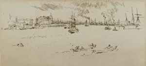 Images Dated 20th August 2021: Tilbury, 1887. Creator: James Abbott McNeill Whistler