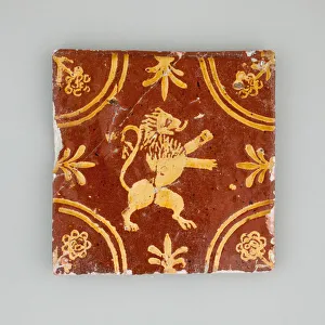 Tile, Limburg, 1575 / 1600. Creator: Unknown
