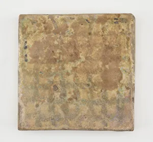Tile, square, Abbasid period, late 12th-early 13th century. Creator: Unknown