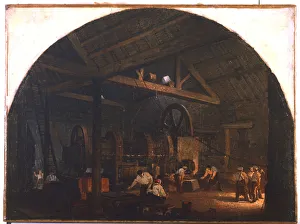 Machine Tool Prints: The Tilt Forge, c1845-1866. Artist: Godfrey Sykes