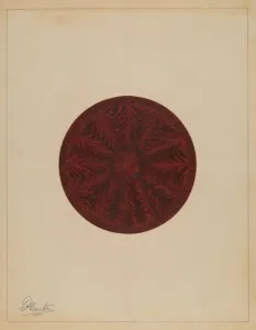 Cyathea Prints: Tilt Table, c. 1937. Creator: Ferdinand Cartier