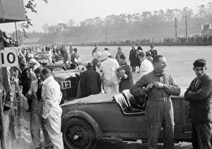 Cobb Collection: Tim Rose-Richards and John Cobbs Talbot 105 at the JCC Double Twelve race, Brooklands, May 1931