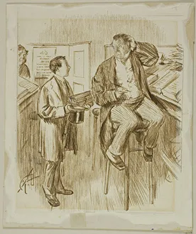 Clerk Prints: For the Third Time of Asking, 1870 / 91. Creator: Charles Samuel Keene
