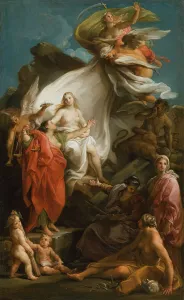 Batoni Pompeo Prints: Time Unveiling Truth, 1740 / 45. Creator: Pompeo Batoni