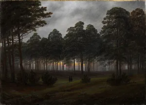 The times of day: The evening, 1821-1822. Artist: Friedrich, Caspar David (1774-1840) The times of day: The evening, 1821-1822. Artist: Friedrich, Caspar David (1774-1840)