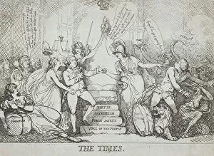 King George Iv Collection: The Times, December 1788. December 1788. Creator: Thomas Rowlandson