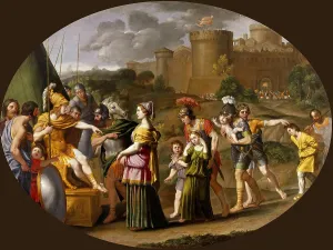 Domenichino 1581 1641 Prints: Timoclea before Alexander the Great, 1610s. Creator: Domenichino (1581-1641)