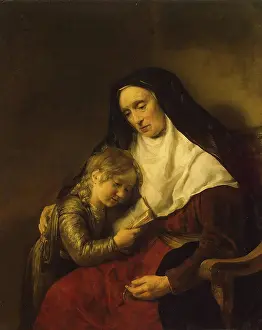 Rembrant Van Rijn Prints: Timothy and Lois, 1650. Creator: Willem Drost