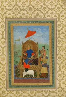 Umbrella Prints: Timur Khan, ca 1625. Artist: Anonymous