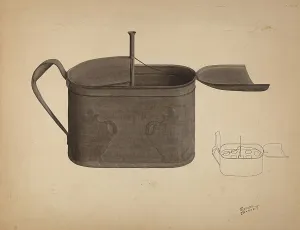 Tin Egg Boiler, c. 1938. Creator: Richard Barnett