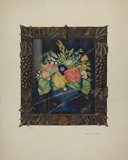 Tin Foil Still Life and Frame, c. 1941. Creator: John Koehl Tin Foil Still Life and Frame, c. 1941. Creator: John Koehl