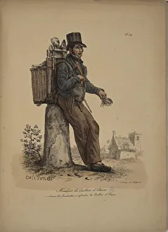 Merchants Prints: Tin spoons seller. From the Series Cris de Paris (The Cries of Paris)
