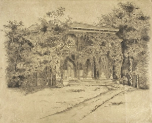 Homestead Prints: The Tinker Homestead, about 1890. Creator: Edith Walmsley