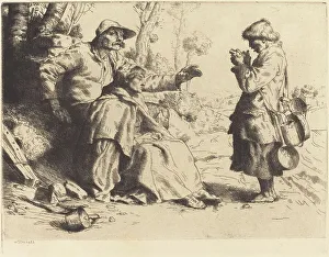 Cooking Pots Prints: Tinkers, 1882. Creator: William Strang