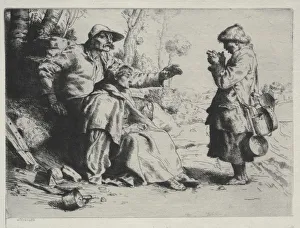 William Strang British Prints: Tinkers, 1882. Creator: William Strang (British, 1859-1921)