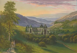 Monmouthshire Prints: Tintern Abbey, 1882, (1897). Artist: Alexander Francis Lydon