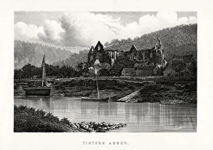 Images Dated 17th February 2006: Tintern Abbey, Monmouthshire, England, 1896