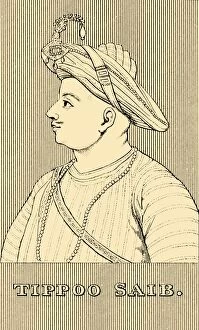 First Consul Bonaparte Collection: Tippoo Saib, (1750-1799), 1830. Creator: Unknown