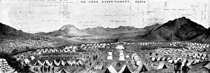 The Raj Prints: With the Tirah Expeditionary Force: bird's eye view of