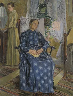 Wilhelmson Carl Prints: Tired, 1898. Creator: Carl Wilhelmson