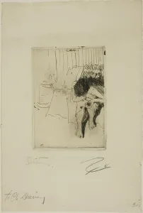 Tired Model, 1890. Creator: Anders Leonard Zorn
