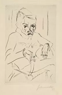 Walter Gallery: Tired Soldier I, 1919. Creator: Walter Gramatté