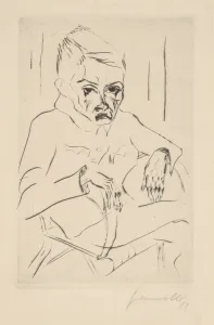 Tired Soldier I, 1919. Creator: Walter Gramatté