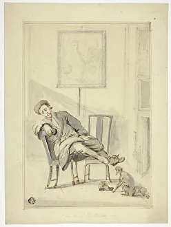 Feet Up Prints: The Tired Sportsman, n.d. Creator: Unknown