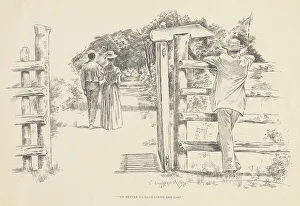 R H Russell Prints: Tis better to have loved and lost, 1899. Creator: Jay Campbell Phillips