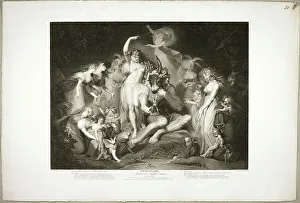 Bottom Prints: Titania and Bottom with the Ass's Head, 1796. Creator: Jean Pierre Simon