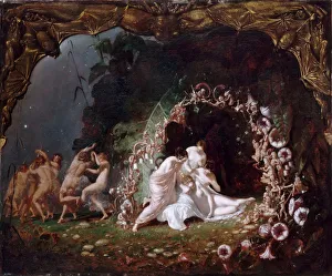 Dadd Prints: Titania Sleeping. Artist: Dadd, Richard (1819-1887)