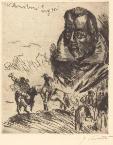 Corinth Lovis Prints: Titelbild (Title Page), 1923. Creator: Lovis Corinth