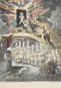 Titianus Redivivus or the Seven Wise Men consulting the new Venetian Oracle... 1797