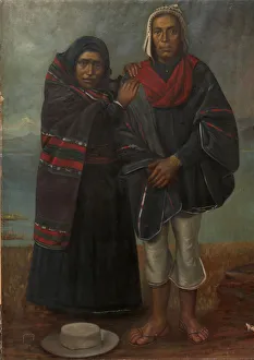 Poncho Prints: Titica Indians (Aymara), ca. 1890-1892. Creator: Unknown
