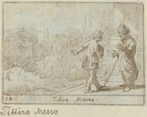 Titiro and Messo, 1640. Creator: Johann Wilhelm Baur