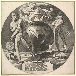 Goltzius Hendrik Gallery: Title: Creation of the World, ca. 1592. Creator: Jan Muller