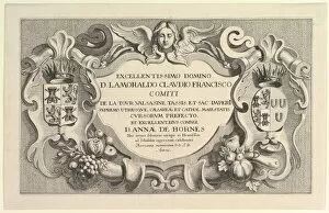 Hollar Wenceslaus Collection: Title to the Entry into Hemissem, 1625-77. Creator: Wenceslaus Hollar