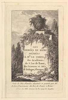 Soirees De Rome Prints: Title, Les Soirees de Rome'. n. d. Creator: Hubert Robert